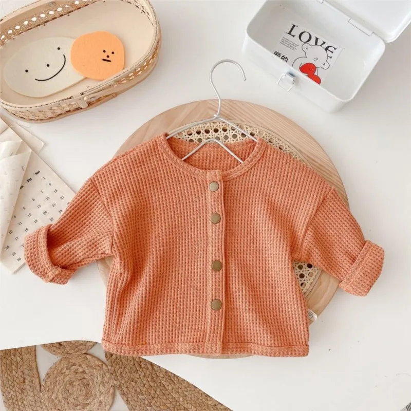 

2025 New Autumn Spring sweater Girls Kids Sweet Knit sweater cardigan Comfortable Cute Baby Clothes Children Clothing