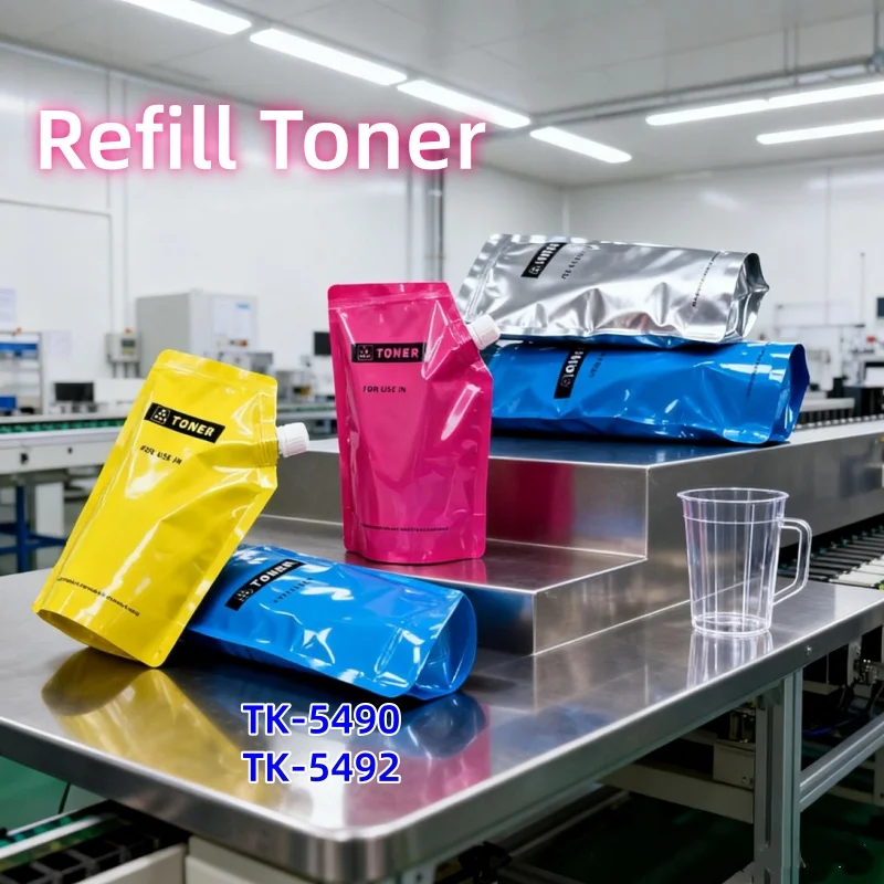 

500g/pc TK5490 TK5492 Refill Toner For Kyocera ECOSYS PA2101cx MA2101cfx Toner EU TK-5490 TK-5480 TK-5490K TK-5480K