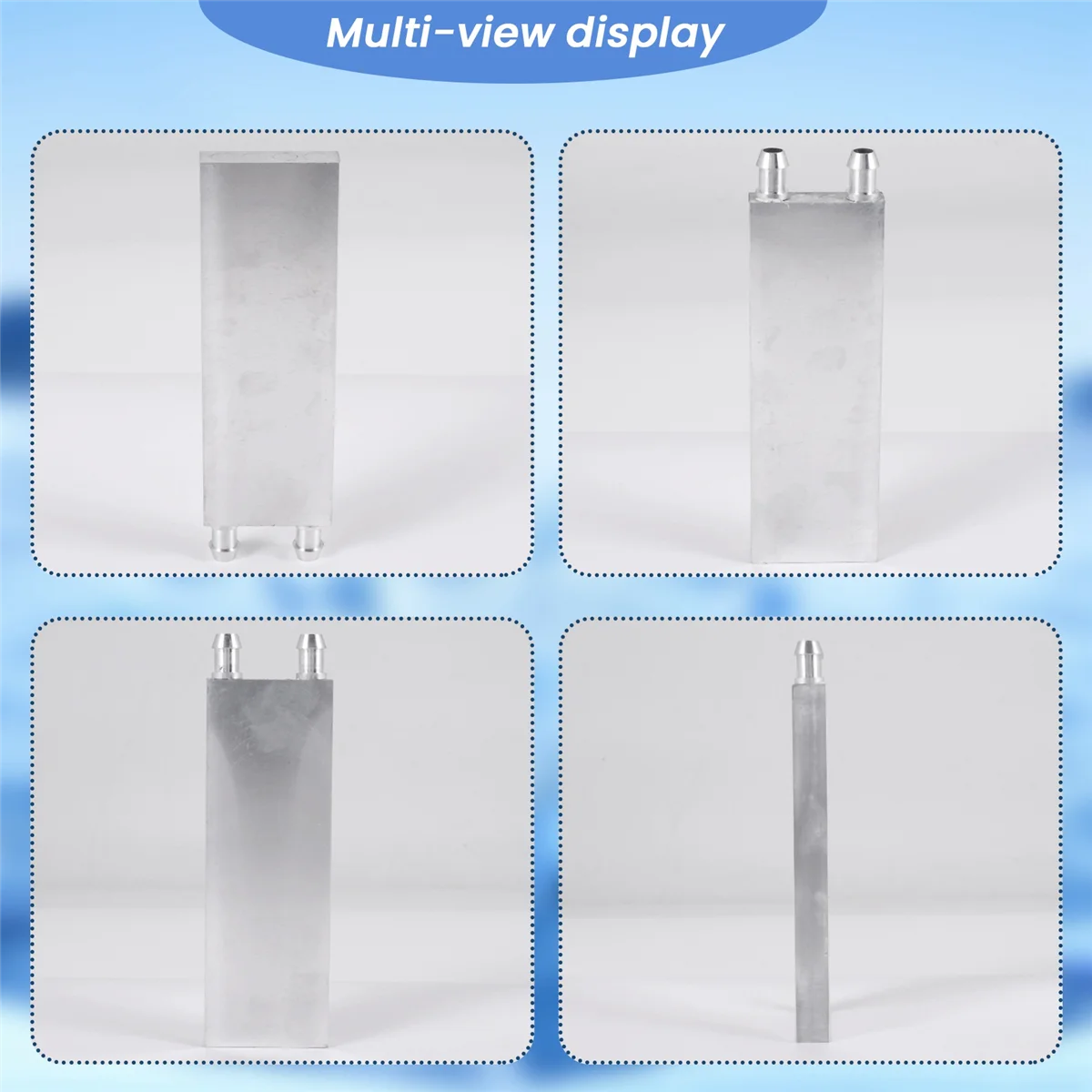 SMIEA радиатор процессора из алюминиевого сплава 40x120 мм блок водяного охлаждения жидкий водяной охладитель радиатор для ПК ноутбука