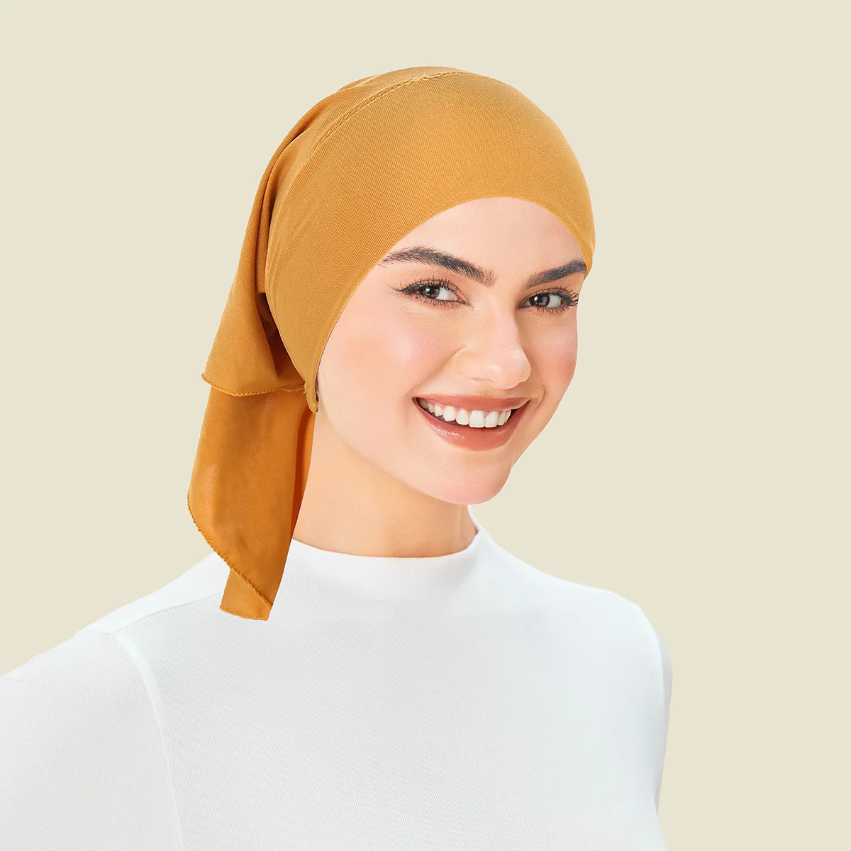 

Нижний шарф, женский мусульманский тюрбан, внутренний хиджаб, шапка, шапочки, шапка ниндзя, эластичный платок, повязка на голову от выпадения волос, Turbante Mujer