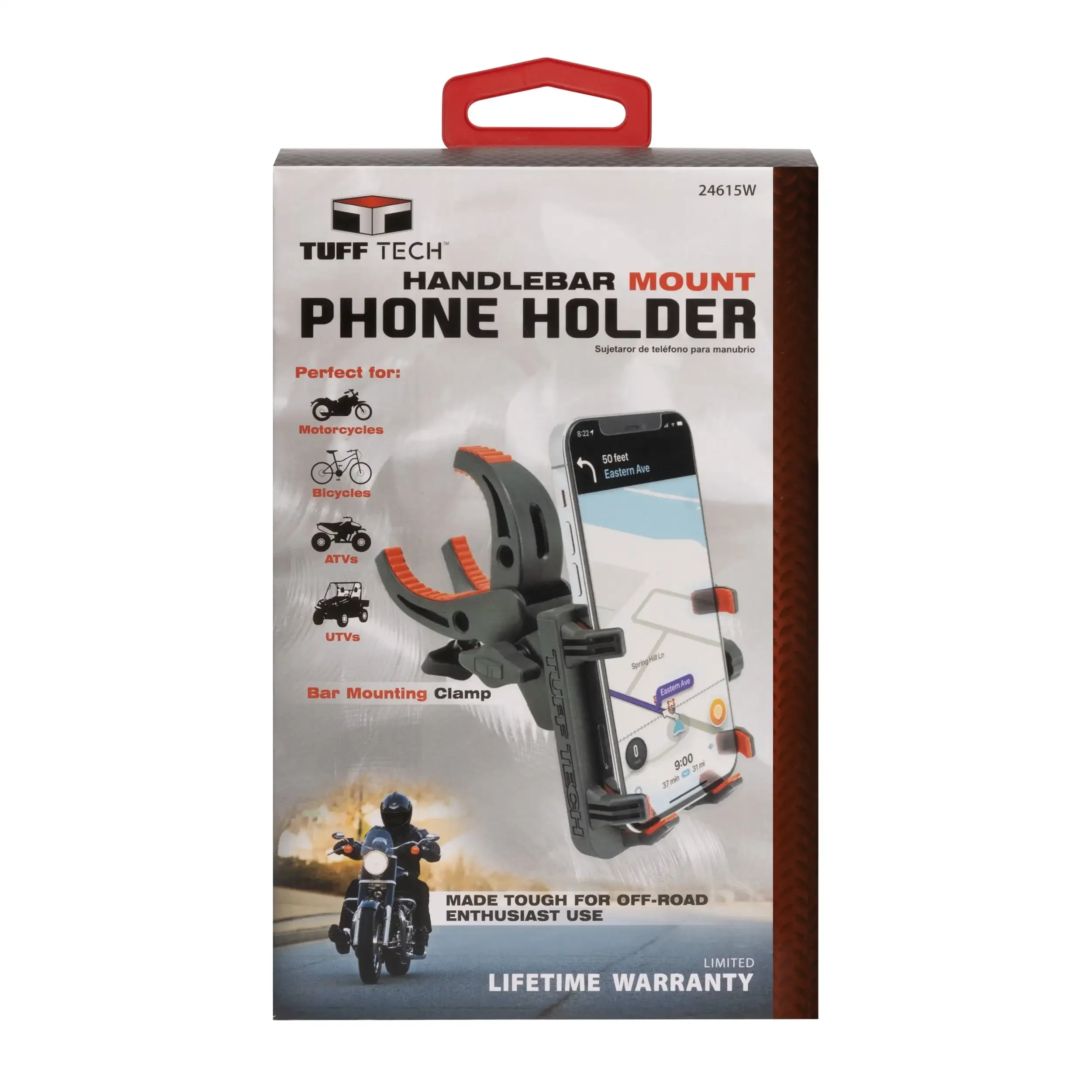 

Bar Clamp Phone Holder,Swivel Head,Non-slip arms,Adjustable knob