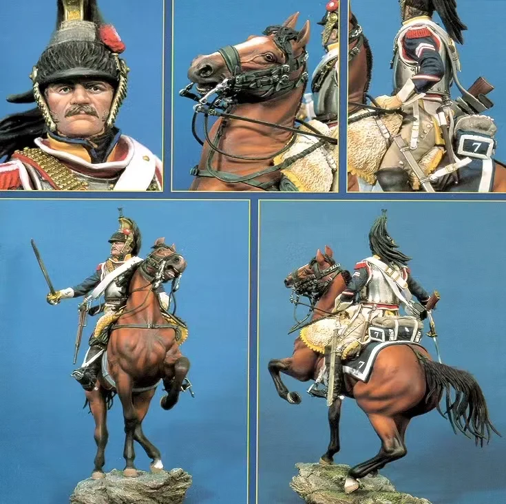 Resin Model Kit 90mm French Dragoon