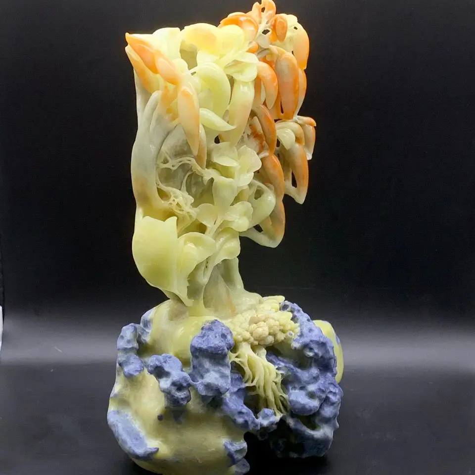 Qingtian stone carving boutique ornament home office collection ornament