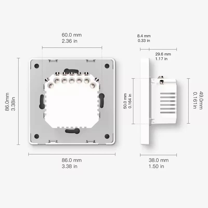 MOES New Star Ring Tuya Smart ZigBee3.0 Przełącznik przyciskowy/przełącznik sceny Smart Life APP Zdalne sterowanie Praca z Alexa Google