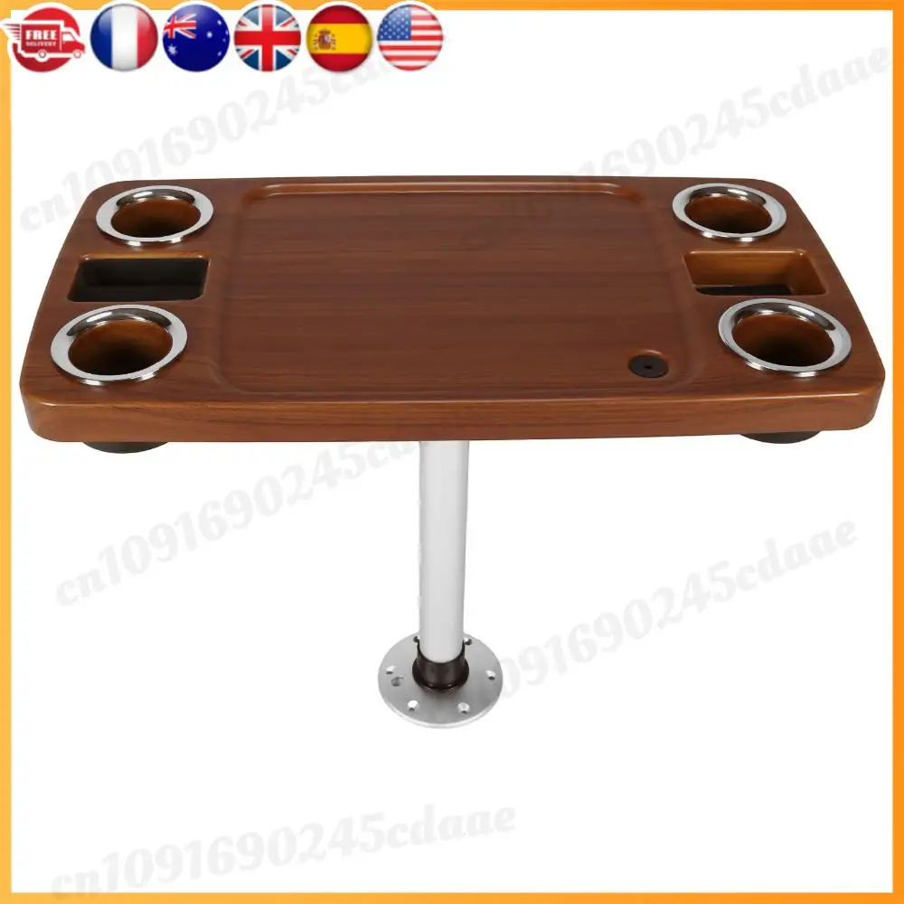 

Морской фургон, уличный лодка, чайный столик, 4 держателя для напитков, 2 подставки для телефона, 34X18 дюймов, набор подставок для лодочного стола, пластиковые аксессуары для корабля