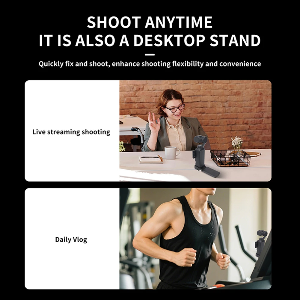 Магнитное крепление 180° °   Регулируемый пластиковый держатель камеры, кронштейн адаптера расширения для DJI OSMO Pocket 3, аксессуары