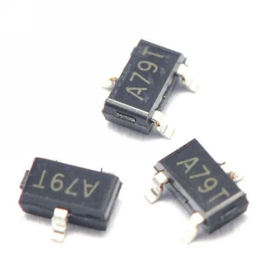 100pcs AO3407 A79T 4.3A 30V SOT23 SMD MOS P-Channel MOSFET Transistors