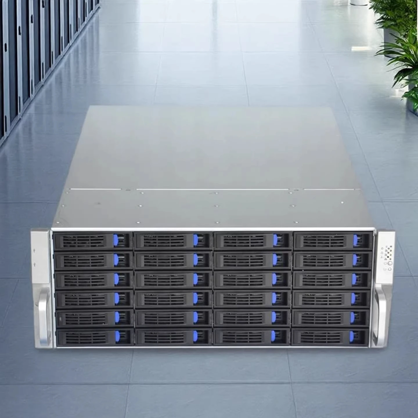 4U-R4424 hot-swap server 24-slot storage chassis ATX CRPS redundant power supply EATX motherboard slot