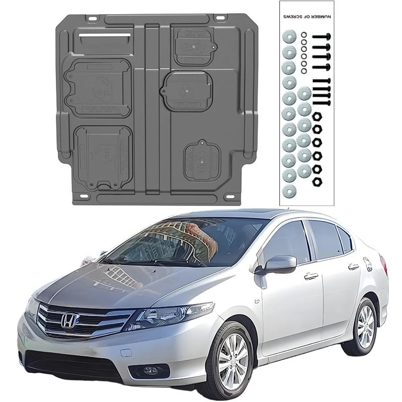 

Высококачественный сплав под защитой двигателя, брызговик, брызговик, панель брызговика для Honda ‌ Город 2008-2014 гг. 1,5л 1,8л