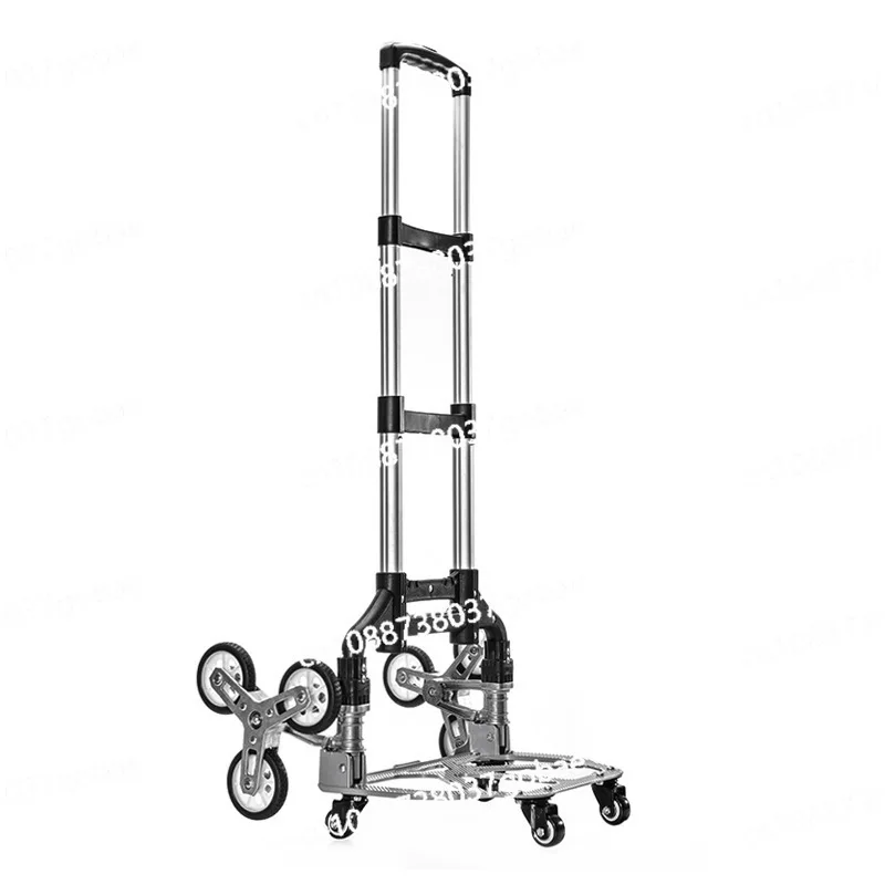 

Climbing stairs to transport goods, small trailers, folding family handcarts