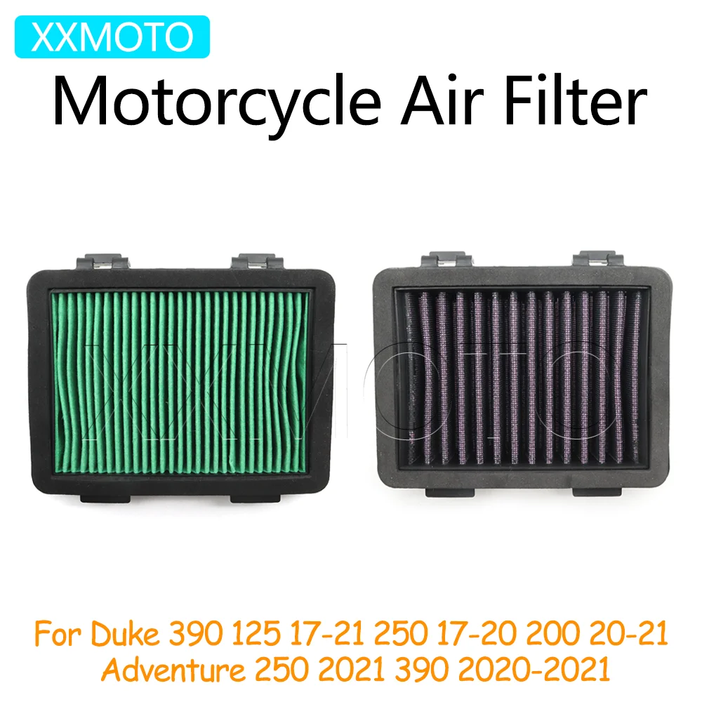 For KTM 390Duke 250Duke 125 200 Duke 250 390 Adventure 2017-2021 High Flow Air Filter Intake Cleaner Motorcycle Accessories