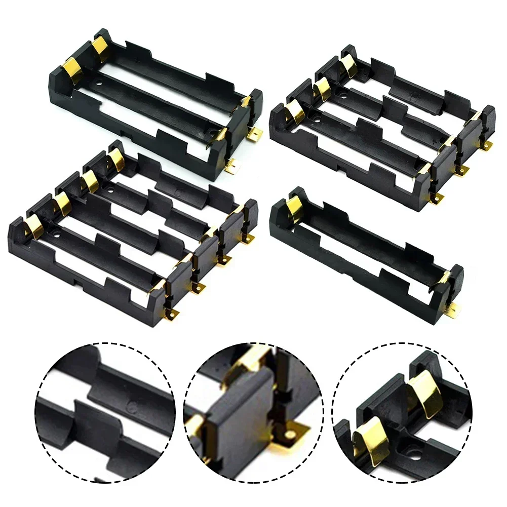 Portabatteria per elettronica portatile Scatola per batteria Alimentatore di ricarica fai-da-te Portabatteria Porta contenitore con clip
