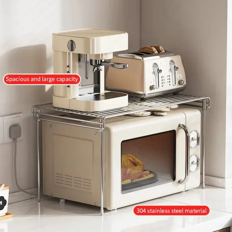 Stainless Steel Kitchen Oven Rack Multi-layer Seasoning Storage holder Kitchen organizer Shelf  Seasoning Cookware Organizer