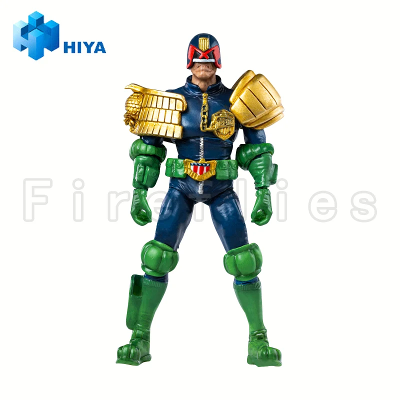 [Pre-Order] 1/18 HIYA 4 inch Action Figure Prachtige Mini Serie Rechter Dredd Gaze In De Vuist van Dredd Speelgoed