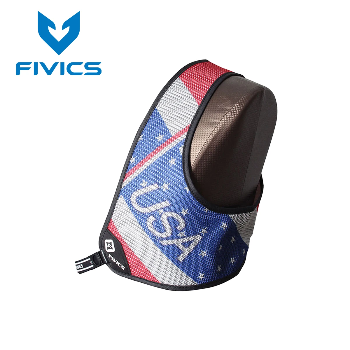 Protector de Pecho FIVICS BAND FLAG para Tiro con Arco, Ajustable, Transpirable y de Tela Resistente, Tallas XS/S/M/L/XL, Protección para Mano Izquierda y Derecha
