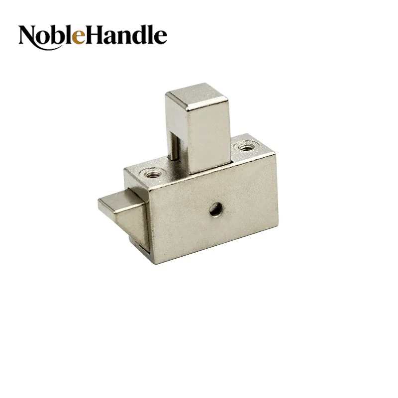 DK637 Zinc Alloy Push‑Pull Automatic Latch Lock, Press‑Type Button Cabinet Box Latch for Case Storage Open‑Pack Hardware