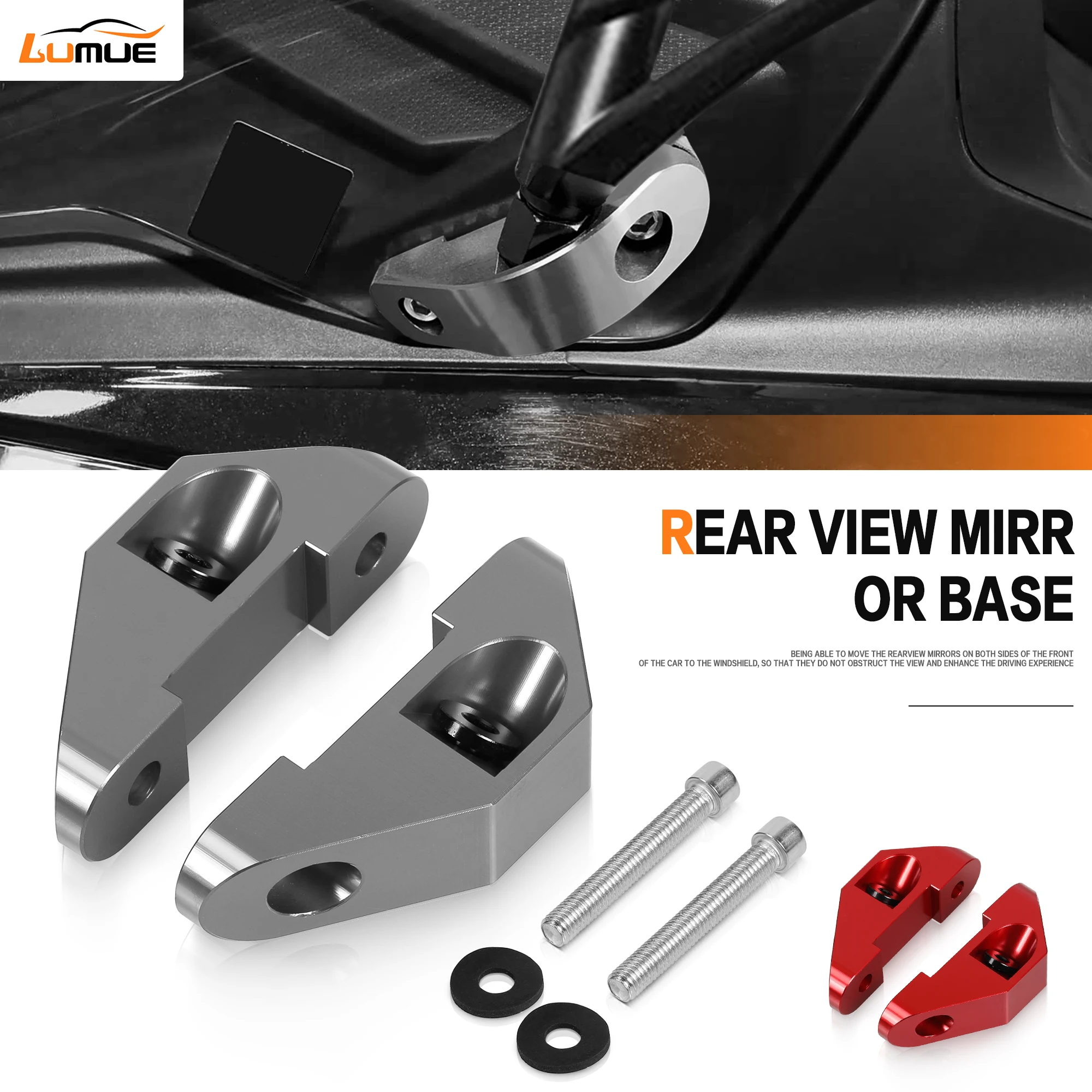 For KYMCO NIKITA 200 NIKITA 300 Downtown 200i 300i Xciting 250 300 Rearview Mirror Advance Rear Mirror Hole Adapter Cap