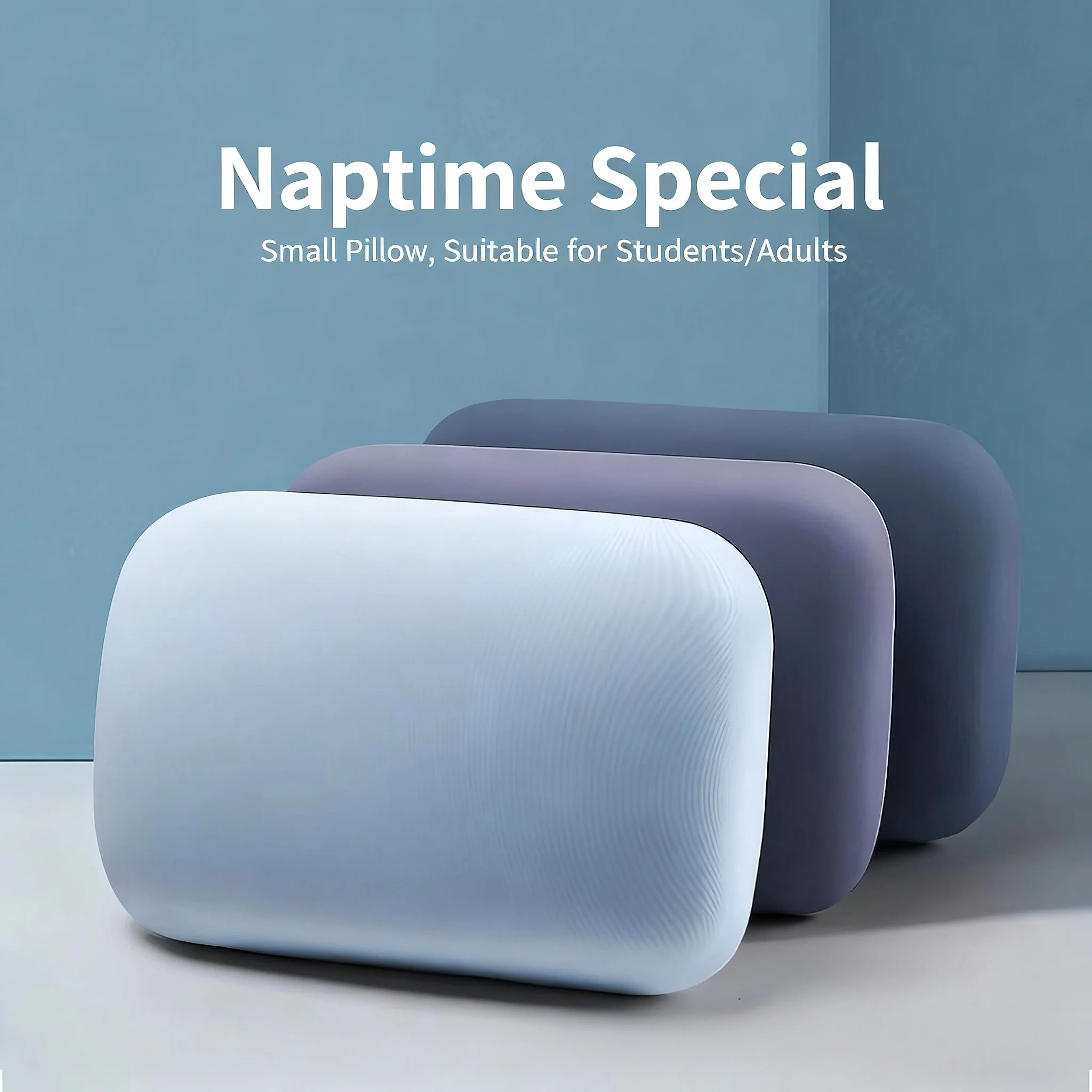 وسادة رقبة من إسفنج الذاكرة متعددة الوظائف، وسادة سفر ناعمة انتعاش بطيء للنوم، وسائد قيلولة للتدليك الصحي عنق الرحم