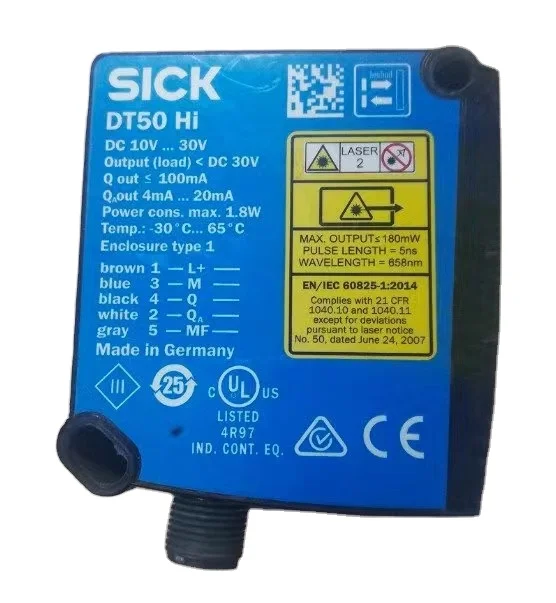 Sick  Mid Range Distance Sensors   DT50-P2113 Part No.: 1047314