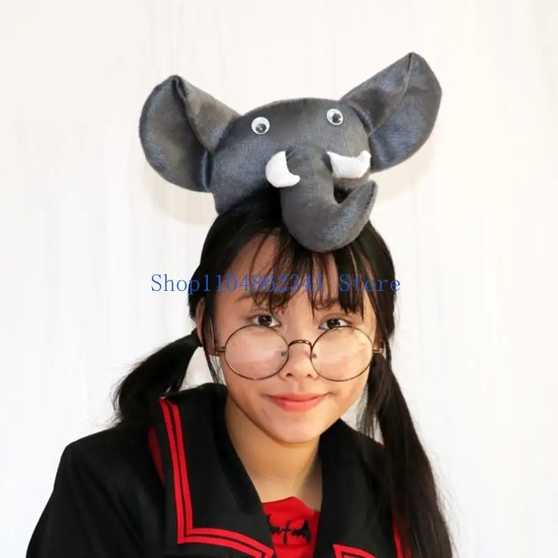 

5asd очаровательный головной убор со слоном, повязки для выпускного вечера на день рождения, забавные головные уборы, головной с