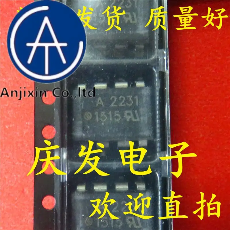 

10 шт. 100% оригинал, новый, в наличии A2231 HP2231 HCPL-2231 HCPL2231 SOP8