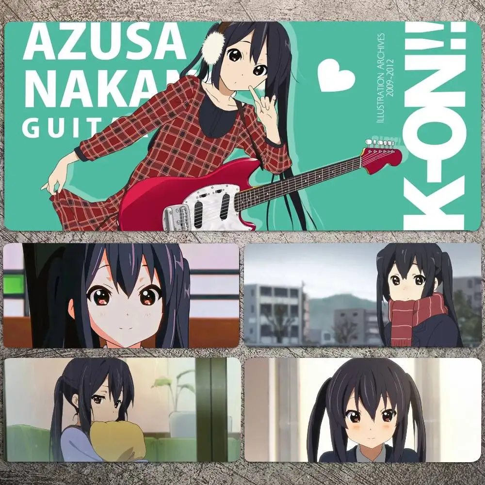 Nakano Azusa Anime Mousepad Non-slip Suitable For Office Computers Laptops E-sports Game Desk Mats XXL Keyboard