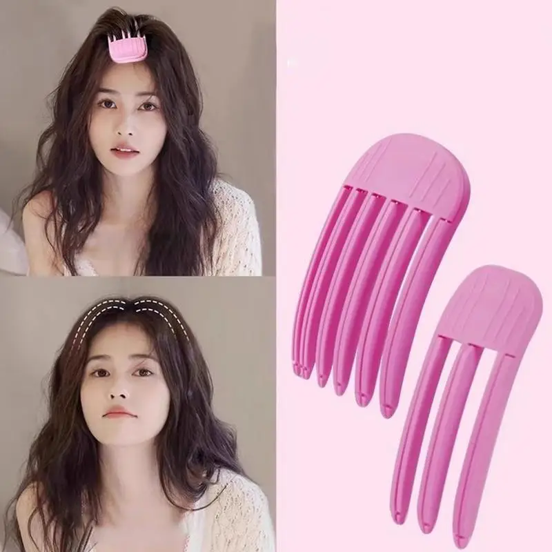 Top Hair Root Clip 2pcs Top Hair Root Fluffy Clip No Trace Hair Clip Styling Tools Practical High Head Fluffy Artifact For girls