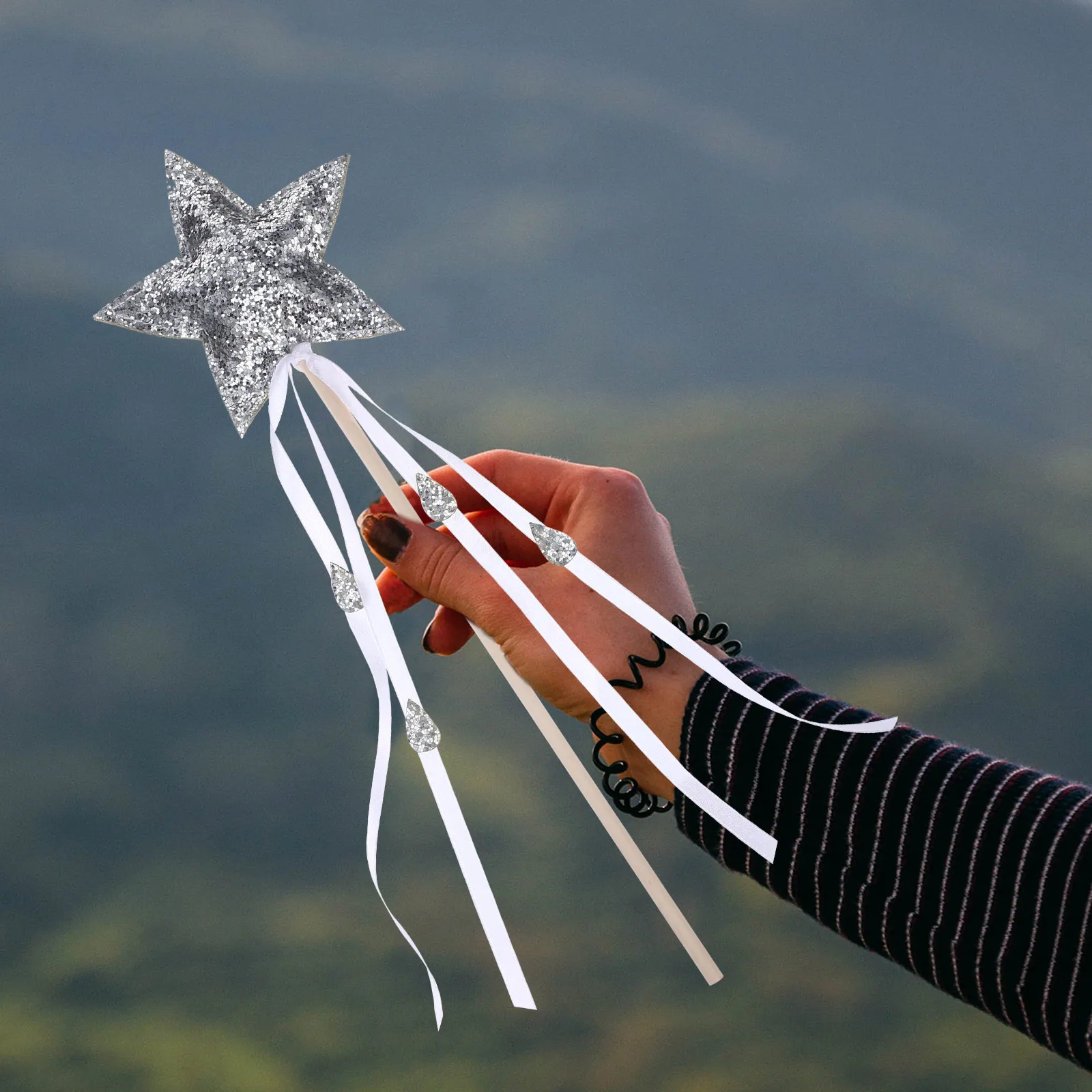 

1 шт., волшебная палочка, золотая звезда, палочки для вечеринки, украшения для сцены, аксессуары для косплея, палочка ведьмы для девочек, подарки