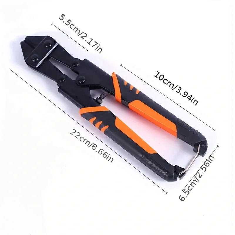Imagem -05 - Wire Cutter Tool Slip-joint Alicadores Mini Alicatadores Wire Rope Shear Pinças de Corte Rebar de Aço Ferramentas Manuais 1pc