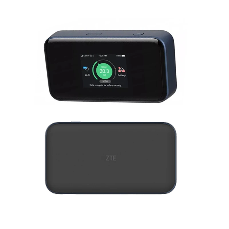 Original ZTE 5G Router แบบพกพา WiFi MU5002 Sub-6 5G WiFi WiFi 1800 Mbps CAT22 Mobile Hotspot 5G Router กับซิมการ์ดสล็อต