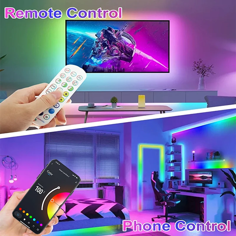 Kontroler Rgb Wifi Smart Life Music Sync Rgb Strip LED Lights Controller For Rgb Tape Smart 24key Led Controller Tuya Wifi