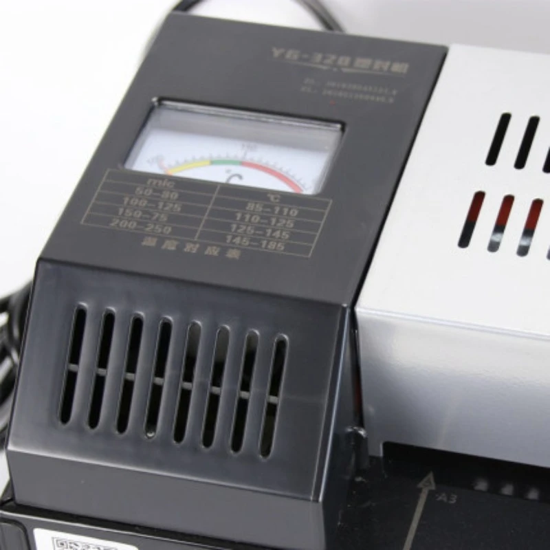 

A3/A4 Laminator Hot Cold Lamination Machine 320mm Width Photo File Plastic Packaging Office Supplies