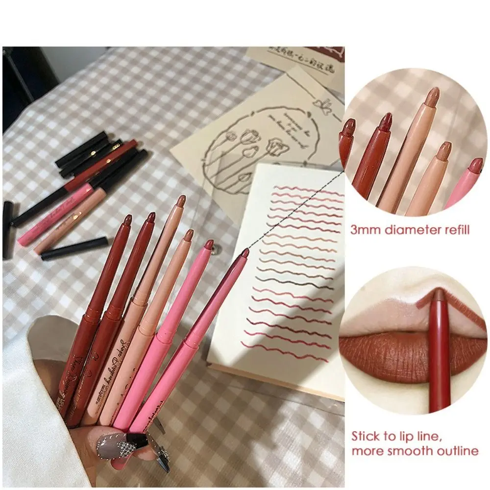 Wasserdichter matter Lip liner neuer glatter langlebiger Lip Liner Stifte natürlicher schweiß fester Lip liner Stift