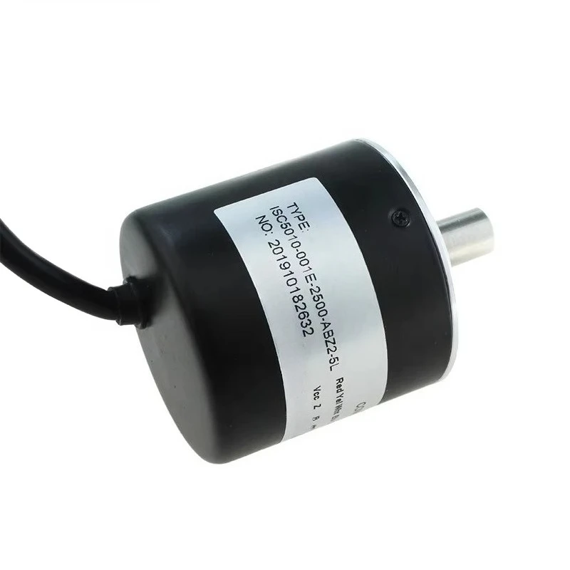 Encoder ISC5010-0001E-2500-ABZ2-5L Solid Shaft Incremental Rotary Encoder