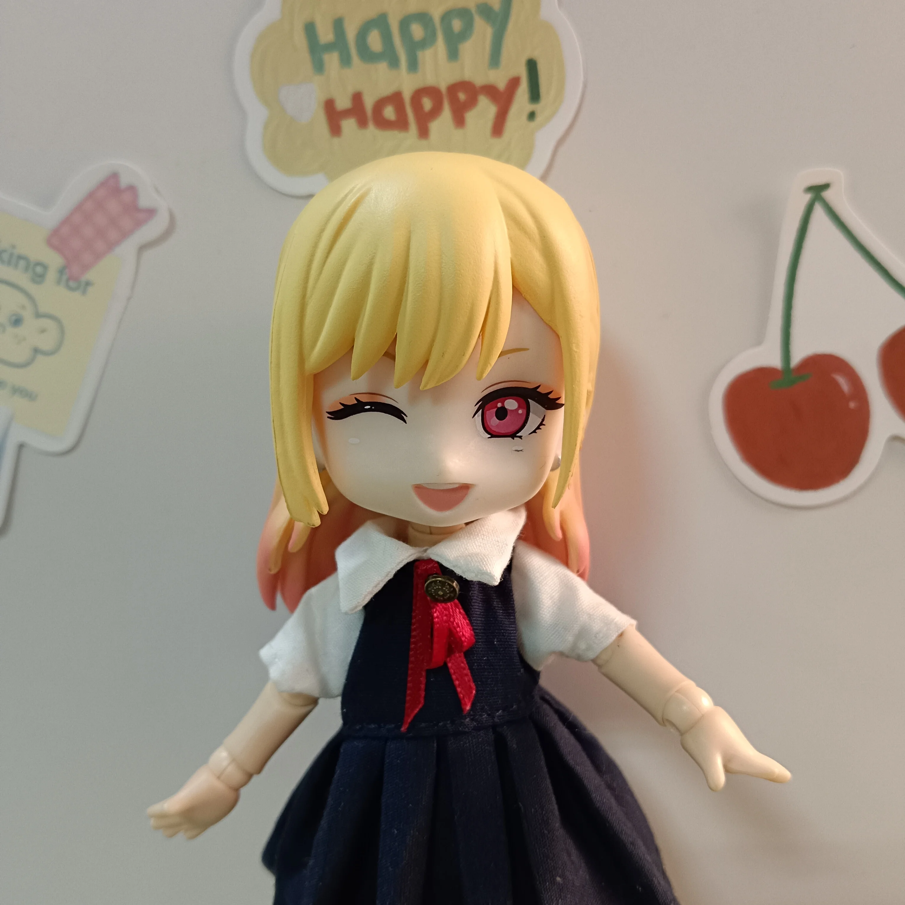 Ob11 1/12 My Dress Up Darling Anime Kitagawa Marin BJD Model Boneka Komoner Action Figure Model Patung Dekorasi Mainan