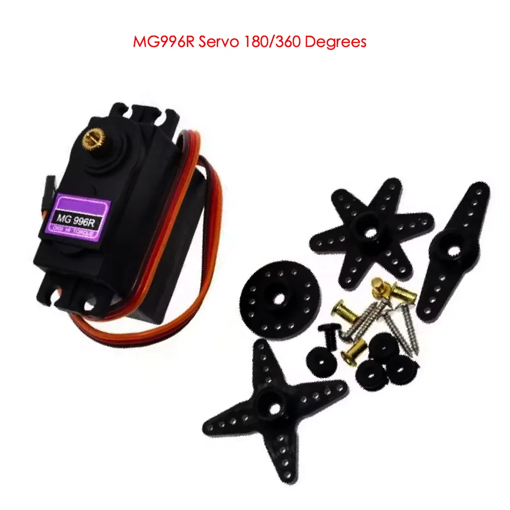 High Torque MG996R 4.8-6.0V Digital Servo with Metal Gear for Futaba JR 1/8 1/10 RC Car Helicopter Robot Boat Arduino UNO DIY