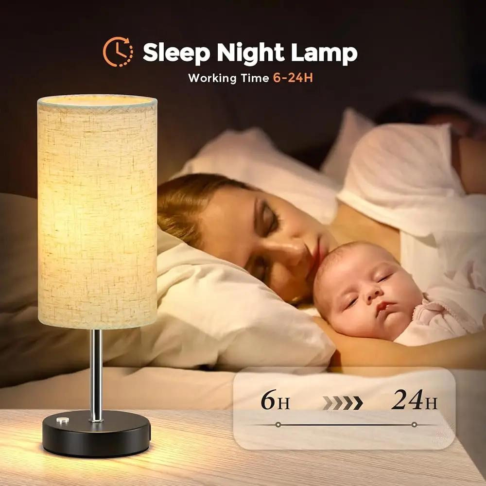 Cordl Lamp Rechargeable 1 Pack, 14.3In Buffet Cordl Table Lamp For Living Room Restaurant, 3 Way Dimmable Touch Control Battery