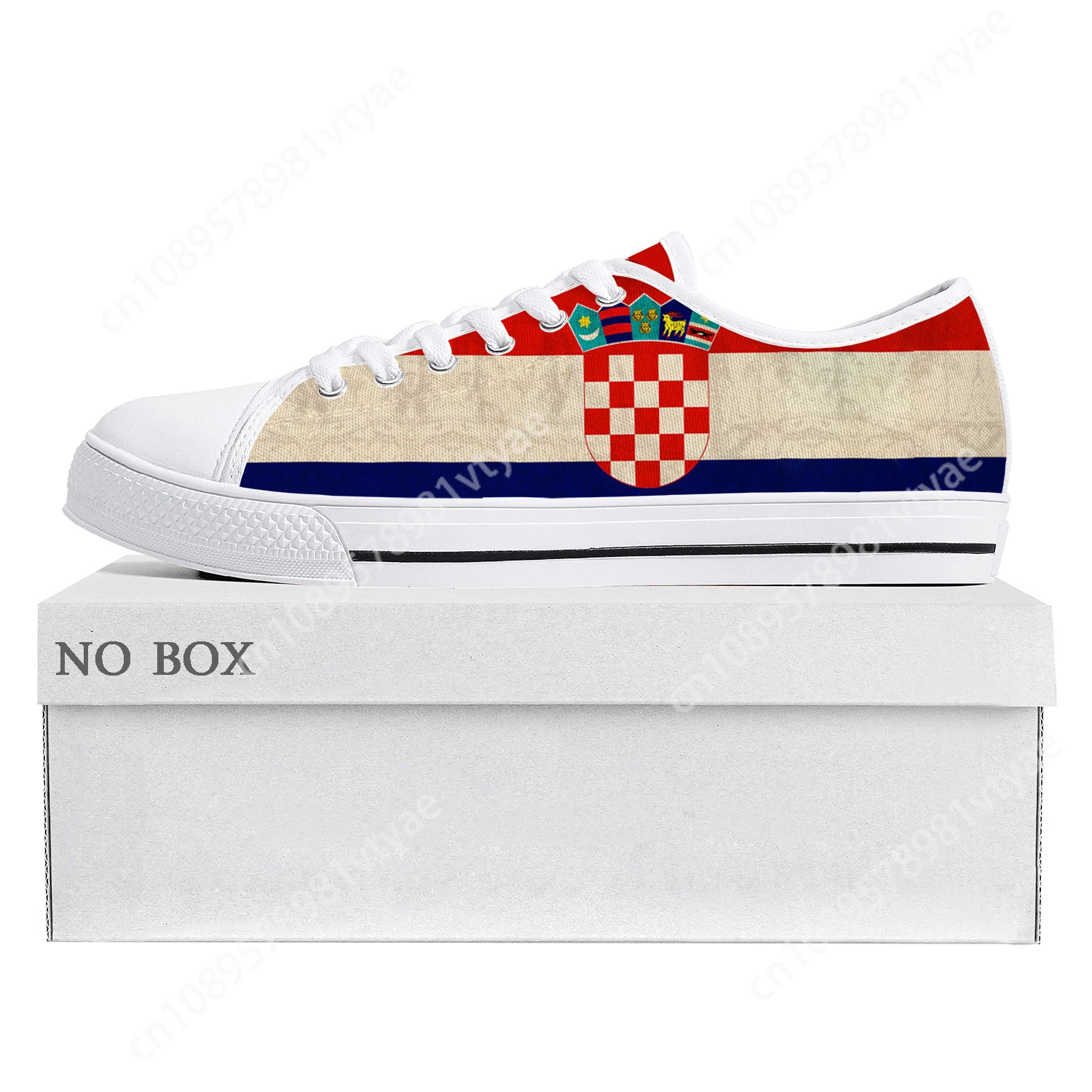 

Croatian Flag Low Top High Quality Sneakers Mens Womens Teenager Canvas Sneaker Croatia Prode Casual Couple Shoes Custom Shoe