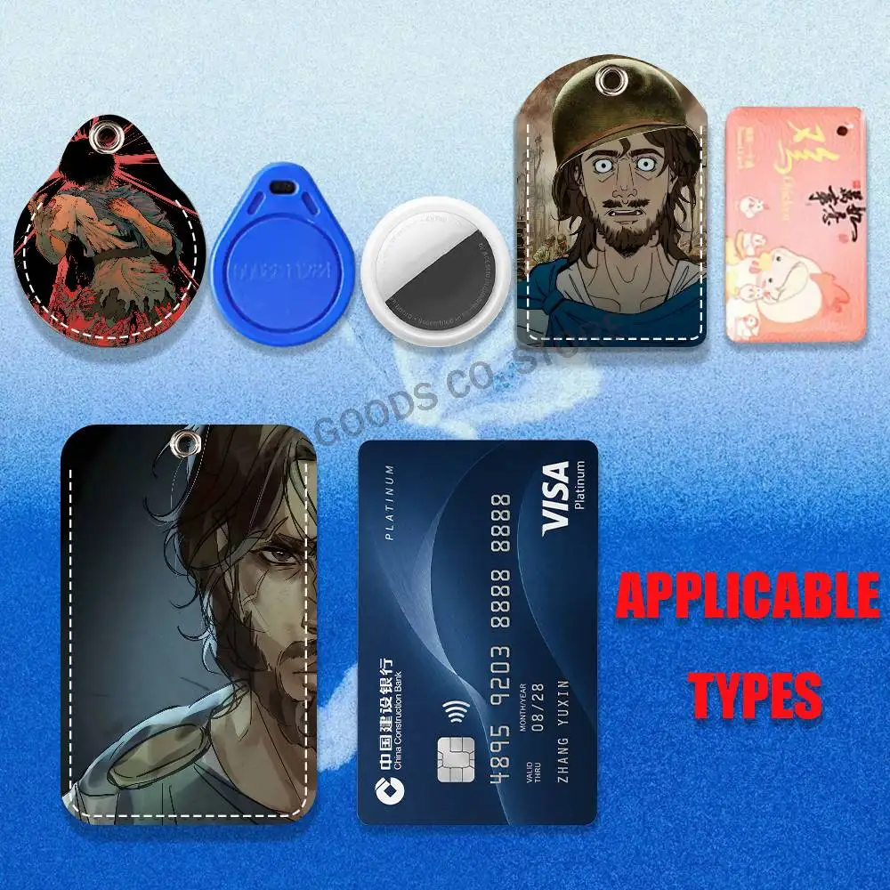 E-Epic The Musical O-ODYSSEUS Movie Singer Game Anime Leather Card Holder Can Store Access Control ID