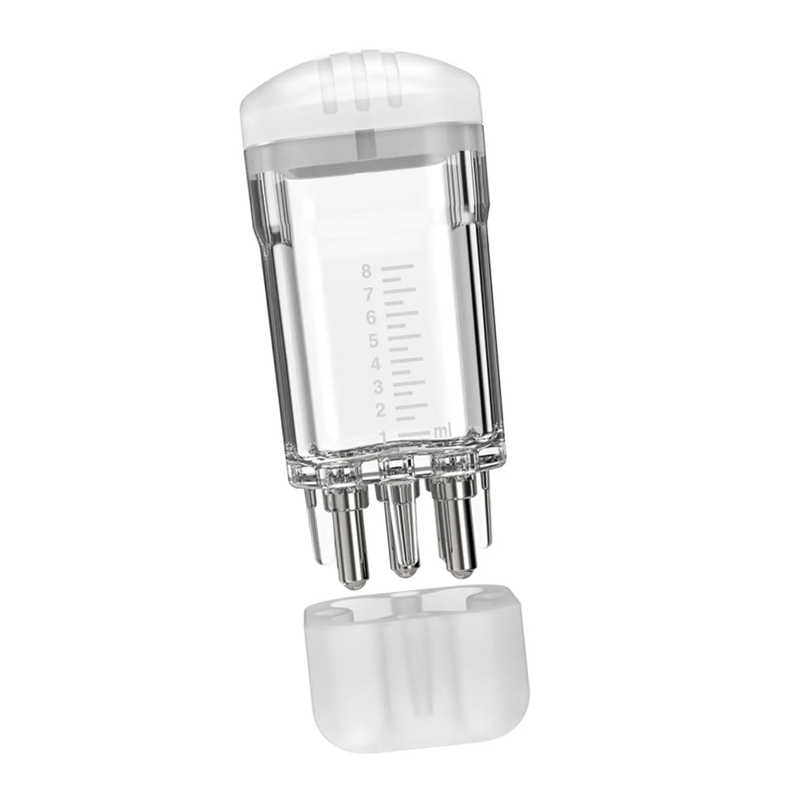 Hair Oil Applicator Comb Scalp Massage Brush Portable 8ml Root Fluid Dispenser Evenly Spread for Essential Oil Care