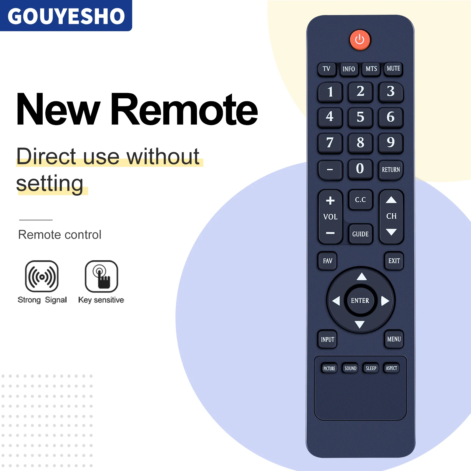 New Remote control for Viewsonic VS15627 VT2406-L VT3205LED RC00295P VT3200-L VT4200-L VT2755LED