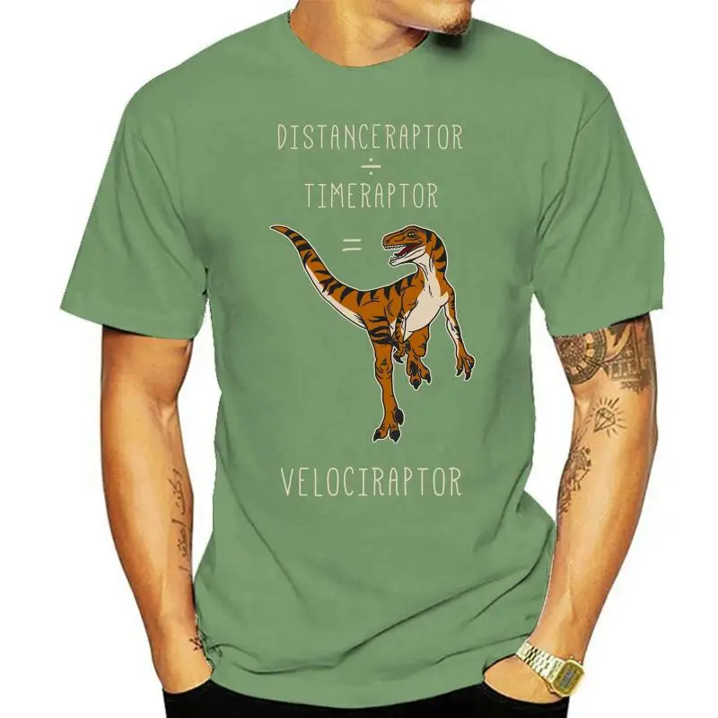 Velociraptor Distanceraptor Timeraptor Simple Style T Shirt Man Short Sleeved Clothes Tee Shirt Purifi Cotton Crew Neck T-Shirt