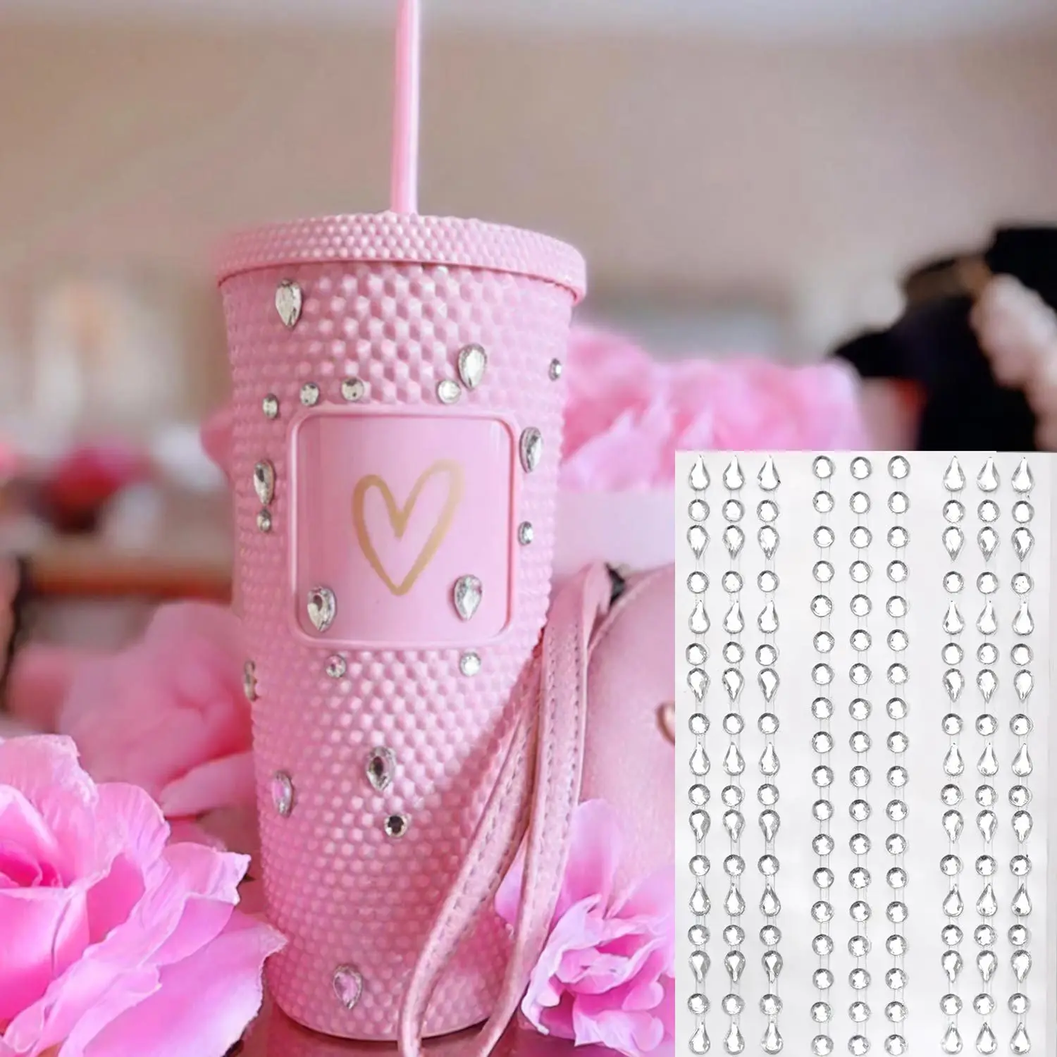 Star Diamond Stickers Acrylic Gem Rhinestone Crystal Self Adhesive Waterproof for Kids DIY Craft Decoration Home Party view 6