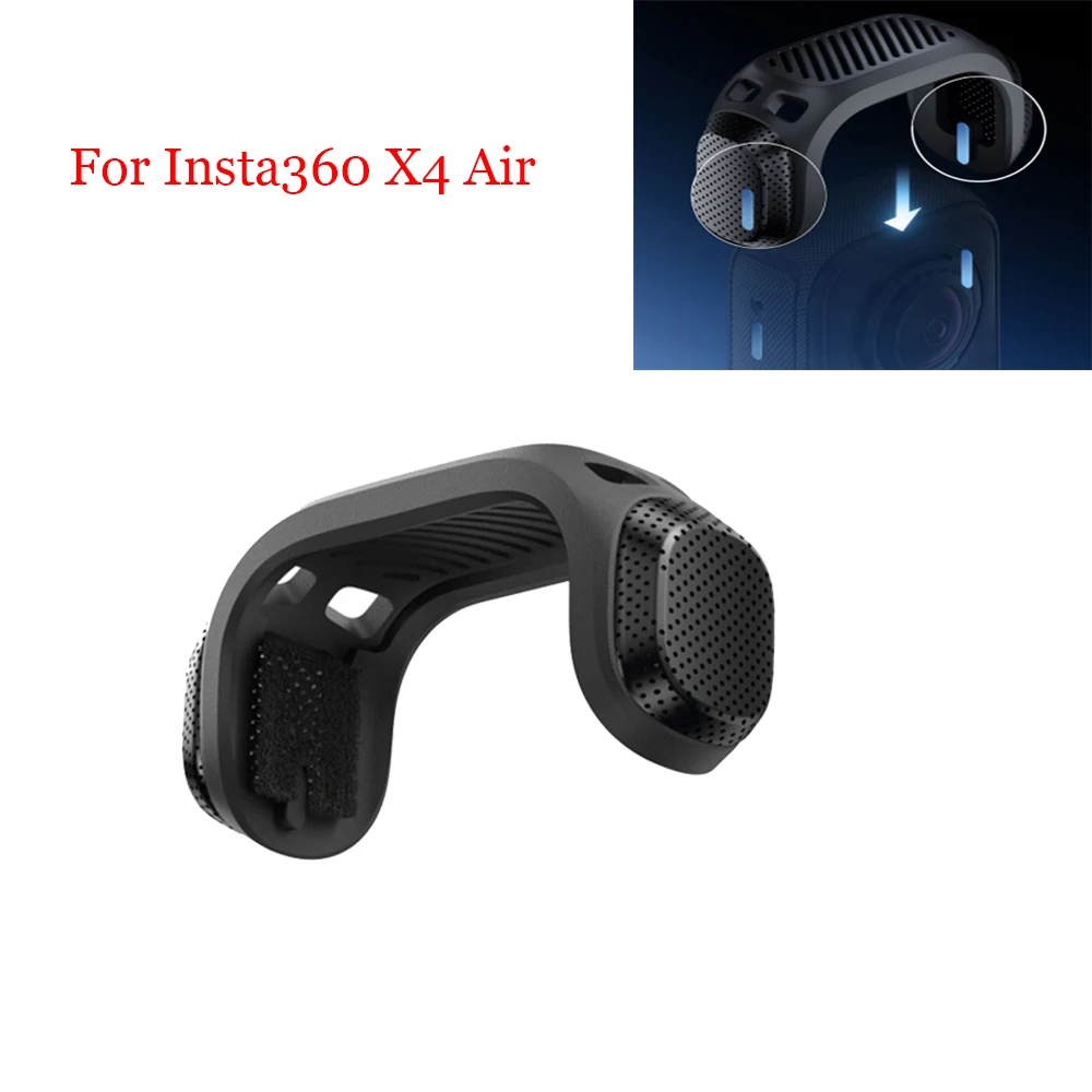 For Insta360 X4 Air Windproof Noise-Reducing Foam Half-Cover Windproof Foam Outdoor Shooting Noise Reduction Camera Accessory