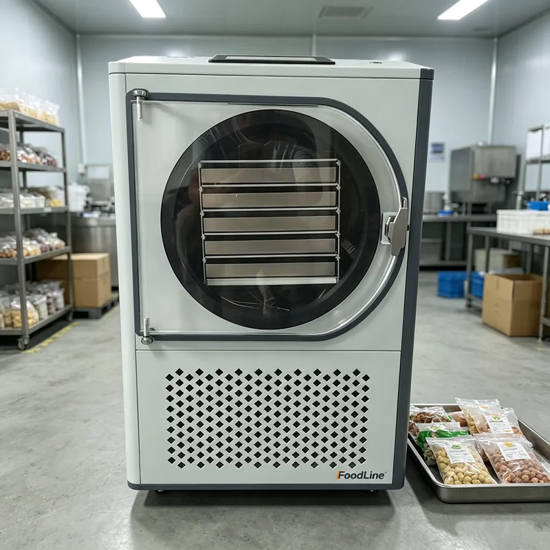 Commercial Vegetable Small Mini Freeze Dryer Black 4 Trays Vacuum Freezing Drying Lab Home Use Customized