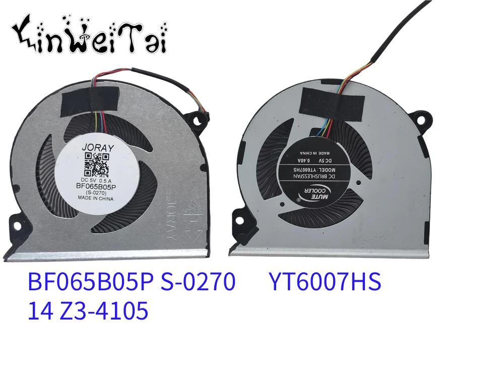 New CPU Cooler Fan For YT6007HS BF065B05P S-0270 ACER One 14 Z3-4105