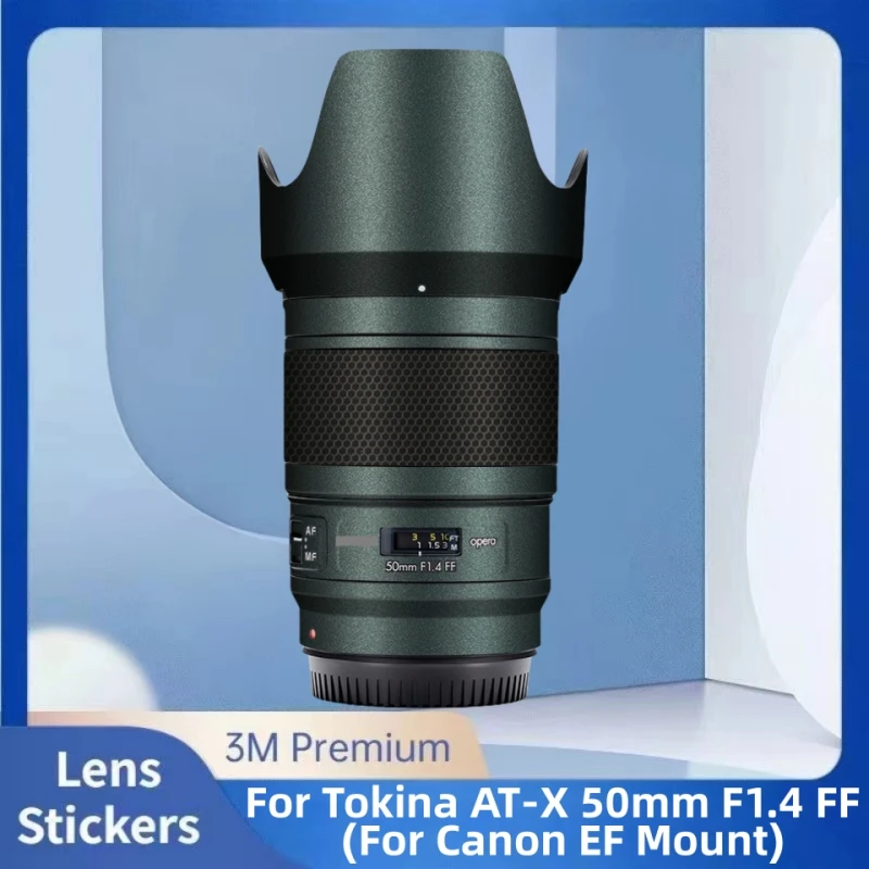 For Tokina AT-X 50mm F1.4 FF Decal Skin Vinyl Wrap Film Camera Lens Body Protective Sticker Coat EF Mount 50 1.4