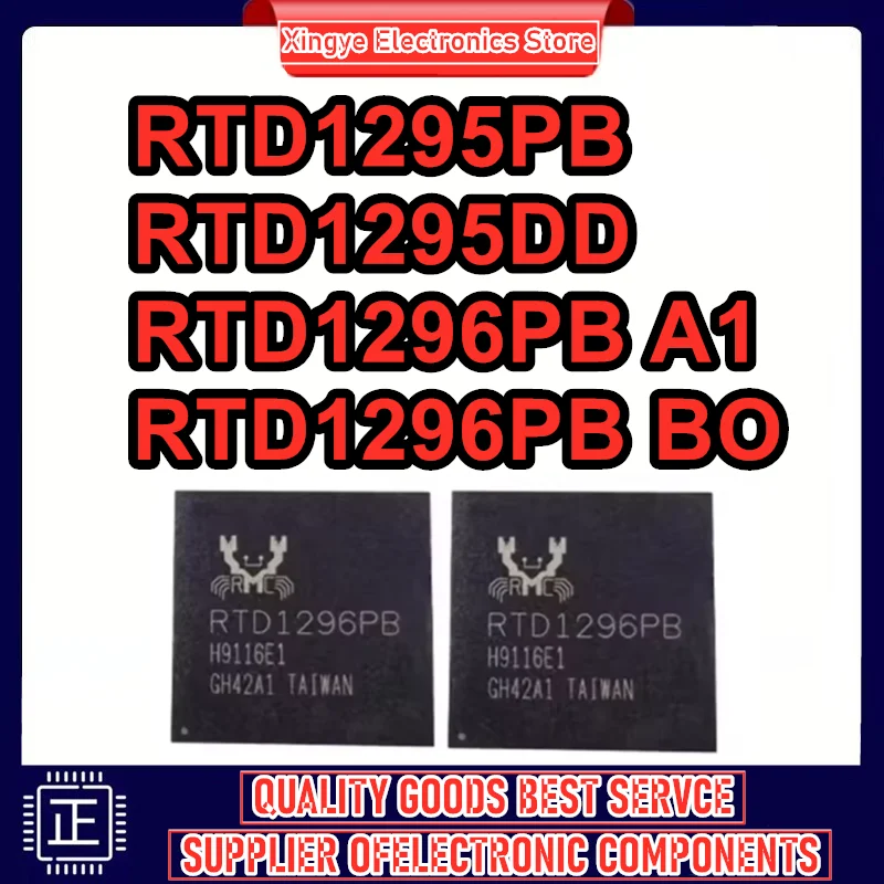 New original RTD1295 RTD1296 RTD1295DD RTD1295PB RTD1296PB A1 version BO version LCD/router chip in stock