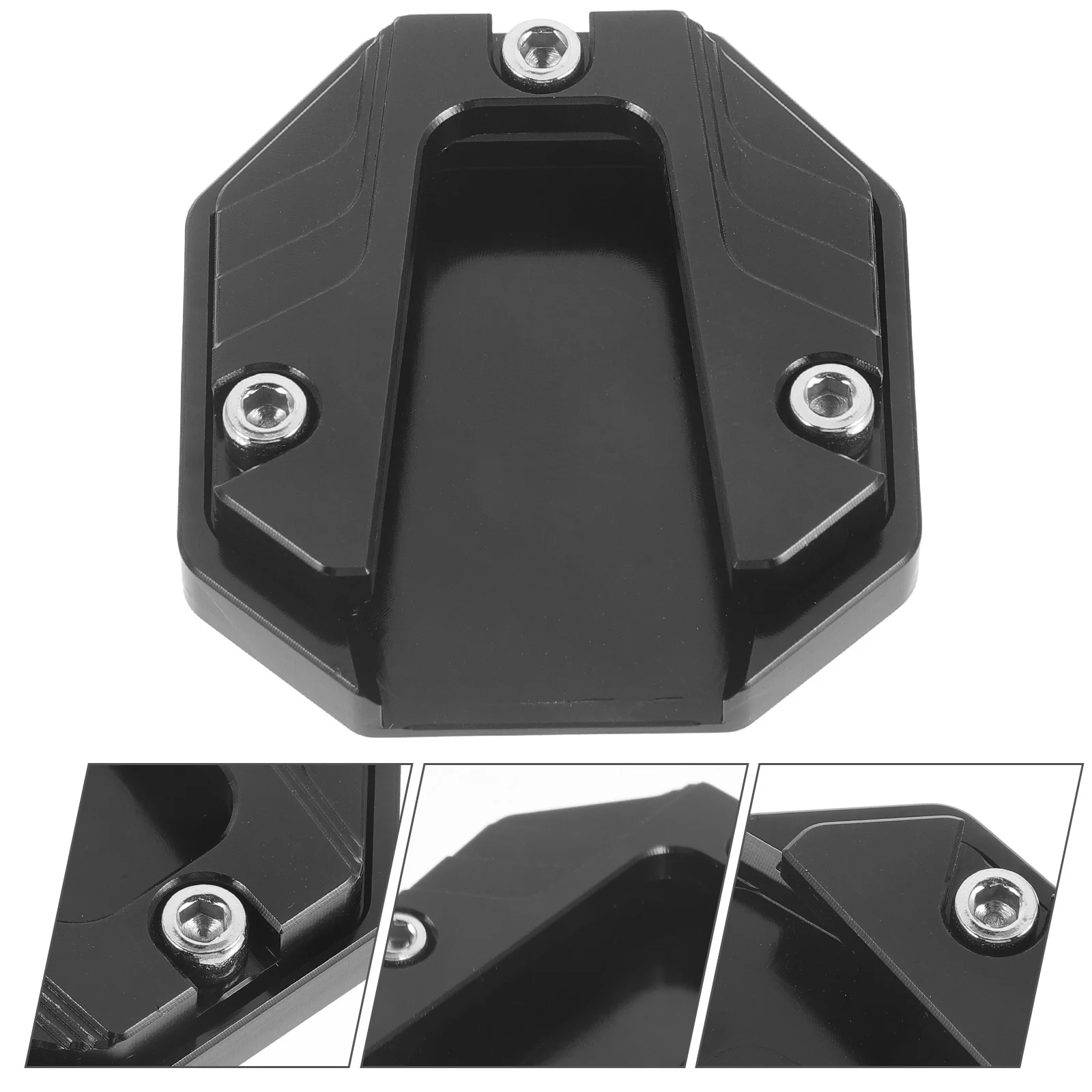 

Motorcycle Side Stand Pad Non-Slip Extension Plate For Stable Parking Motorcycle Accessories Ground Support