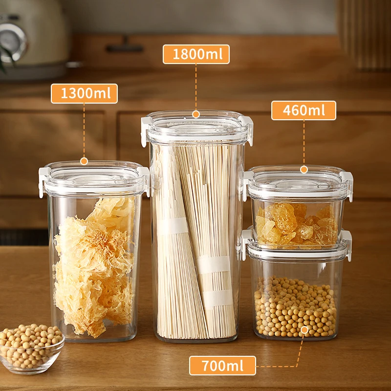 Vacuum Sealed Tank for Coffee Beans Vacuum Jar Kitchen Food Grains Candy Fresh Storage Box Tea Moisture-Proof Sealed Canister